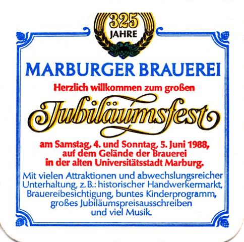 marburg mr-he marburger quad 3a (180-jubilumsfest 1988) 